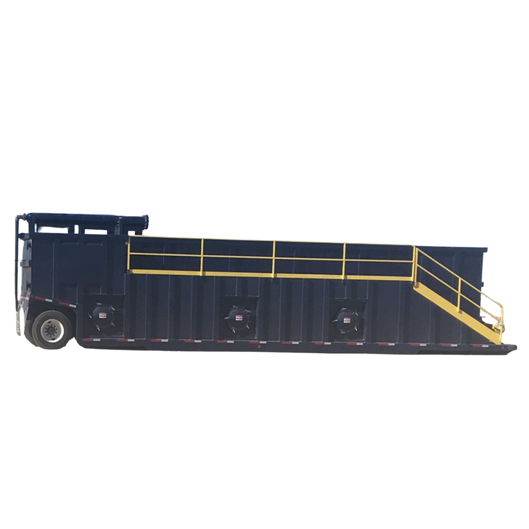 500BBL Open Top Gas Buster Tank - Quad