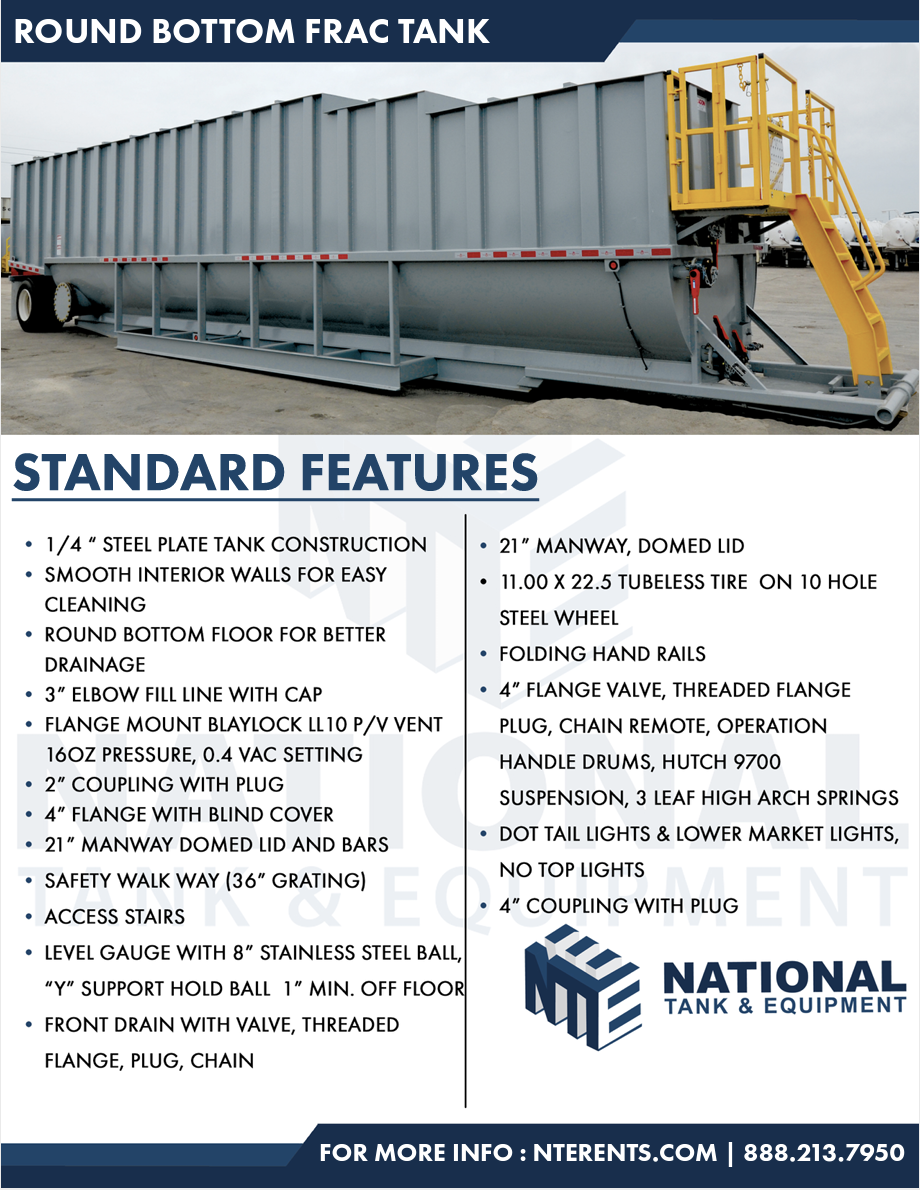 round bottom frac specs